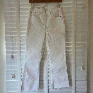 Gap White Jeans Kick Fit High Rise Size 26 Women’s